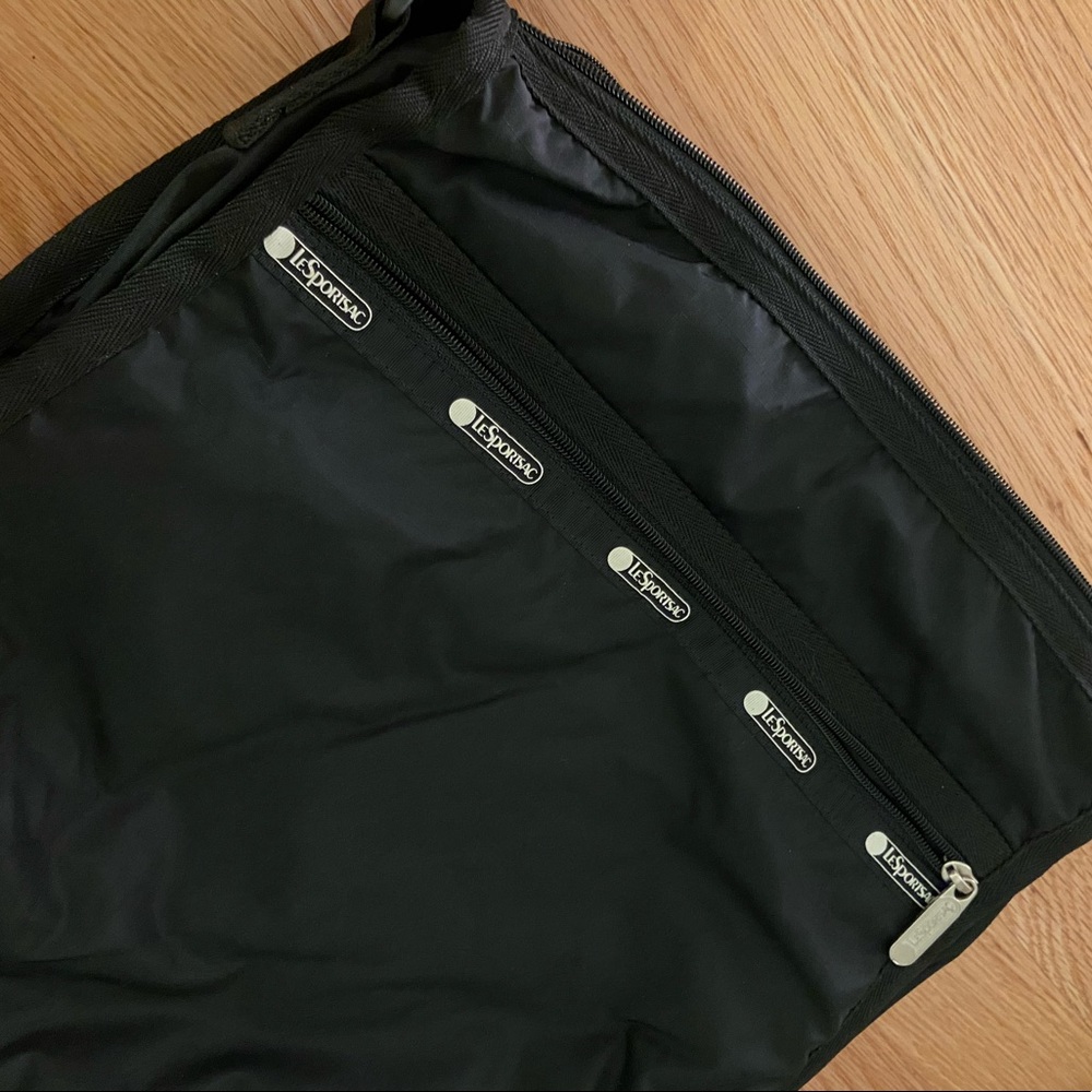 Black LeSportSac nylon tote